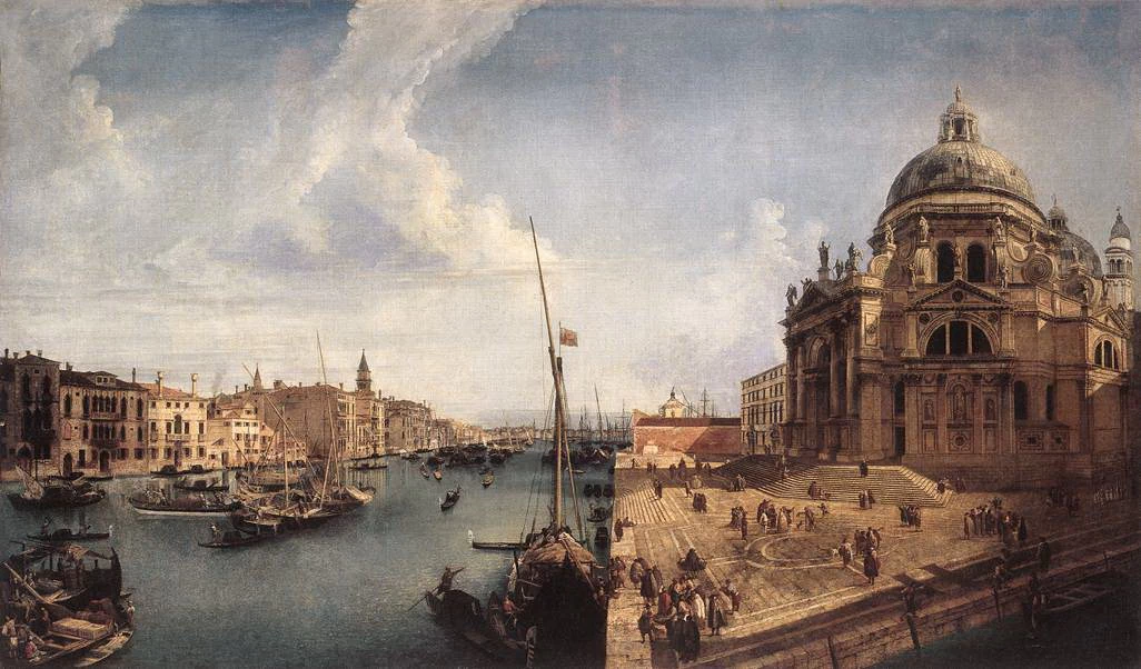 Il Canal Grande vicino alla Salute - Louvre
